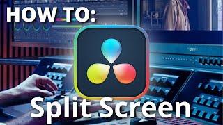 HOW TO do Split Screens - DaVinci Resolve