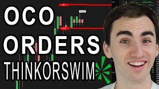 How to Create a Thinkorswim OCO Order - Thinkorswim Tutorial