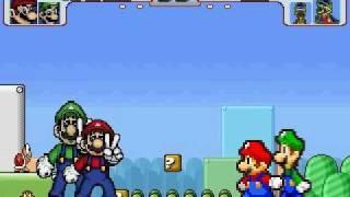 Super Mario Brothers vs SMBZ Mario Brothers MUGEN Battle!!!