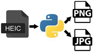Python! Converting HEIC Images to PNG or JPG