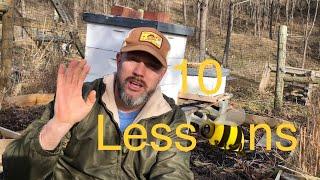 Top Ten Lessons and Tips I Learned My 1st Year of Beekeeping!