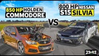 850hp Holden VF Commodore vs 800hp Drift S15 Silvia // THIS vs THAT: Down Under [SIMPLIFIED]