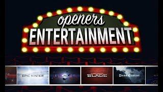 Entertainment Openers Set | Filmora Effects Store