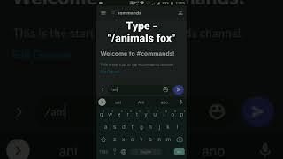 How to get Fox image in Discord using koya bot #roduz #discord #animals #fox