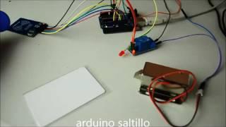 Control de Acceso Arduino+RFID+Cerradura eléctrica