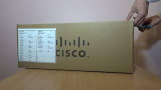 Cisco Catalyst 9300L Switch Unboxing Stacking and Power On