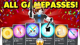 Noob starting with ALL the gamepasses + 400k pets stats team! [ROBLOX SABER SIMULATOR]