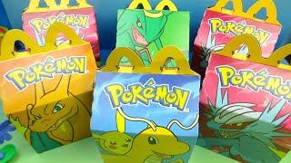 OPENING SOME NEW McDONALD'S 2025 POKEMON DRAGON EVOLUTION HAPPY MEALS