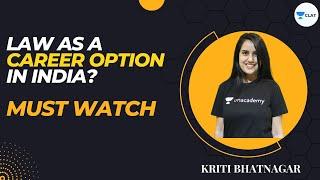 Law As A Career Option In India | Kriti Bhatnagar