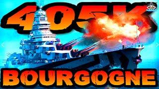 Bourgogne drückt 405K DMG *FRAAANCCEE* im "400K Club" ️ in World of Warships 