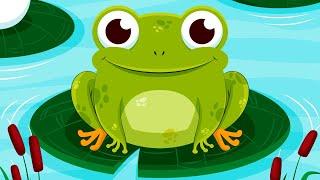 Five Little Speckled Frogs | Kids Songs | Super Simple Songs