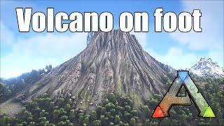 Ark Survival Evolved - How to get to the Volcano on foot