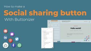 How to make a sticky social sharing button for on your WordPress website with Buttonizer