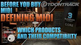 Before You Buy Toontrack Midi for EZdrummer 3 and Superior Drummer 3 | Defining Midi & Compatibility