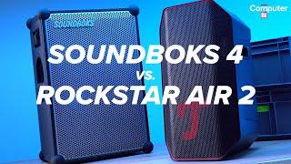 Soundboks 4 vs Teufel. Rockstar Air 2: Bluetooth-Lautsprecher im Stand-Off