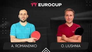 12:50 Andrii Romanenko - Oleksandr Liushnia 22.08.2024 TT Euro.Cup Ukraine Professional. TABLE 3