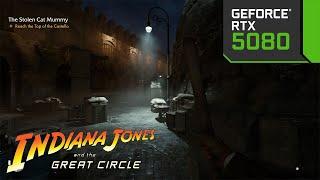 RTX 5080 - Indiana Jones And The Great Circle - DLSS 4 Multi FG - RT OFF/ON #PCGamePassPartner