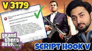 GTA 5 V3179 UPDATE | SCRIPT HOOK V CRITICAL ERROR 2024 | Script Hook V | GTA 5 Mods | Hindi/Urdu