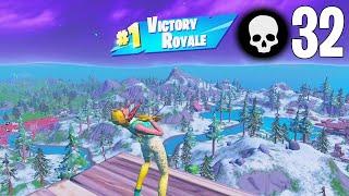 32 Elimination Solo vs Squad Win Full Gameplay Fortnite Chapter 3 (PC Controller)