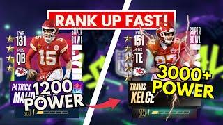 Tips on How to Rank Up FAST on NFL RIVALS