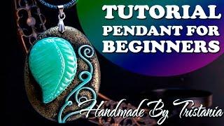 Pendant made of Polymer clay for Beginners.Мастер-класс: Кулон из полимерной глины для начинающих