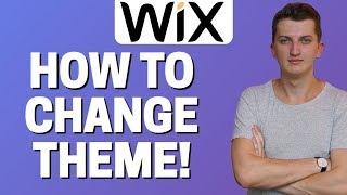 How To Change Theme/Template Of Site In Wix