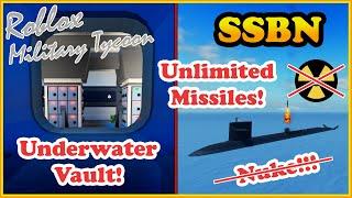 SSBN, Nuke (Torpedo Now) & Broken (Fixed) in Military Tycoon Roblox