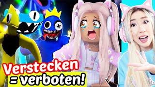 das VIDEO endet wenn die neuen MONSTER aus RAINBOW FRIENDS 2 FANGEN ohne VERSTECKEN (ROBLOX noob)