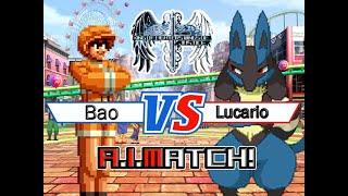 [KOF Mugen]  Bao VS Lucario