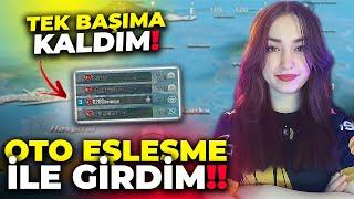 OTO EŞLEŞME İLE GİRDİM! TEK BAŞIMA KALDIM!! - PUBG MOBILE