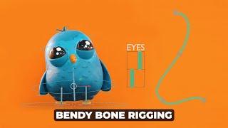 Blender 3D - My Favorite Bendy Bone Rigging Trick