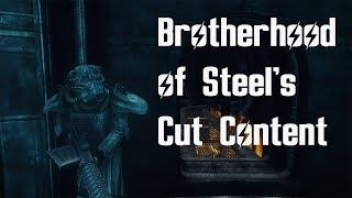 The Brotherhood of Steel's Cut Content