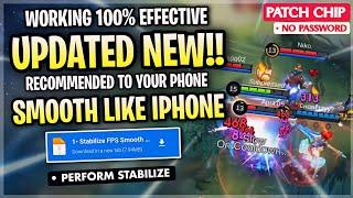 New! Smooth Like iPhone & Fix Lag Config In Mobile Legends | Work For All Android - Patch Chip