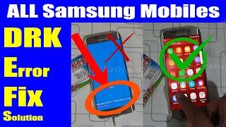 How to Fix Samsung DRK Error with Odin Free Tool | S6 Edge (G925f) U6 | Urdu Hindi