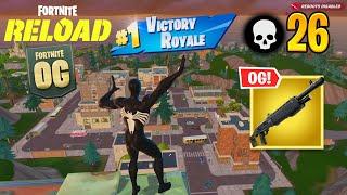 Fortnite Reload | High Kill Solo vs Squads OG Gameplay (Keyboard & Mouse)