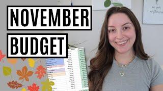 November 2023 Budget + Money Goals