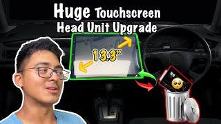 Installing a Huge 13 inch Head Unit in my Car