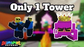 Soloing the New Event with Just 1 Tower | Doomspire Defense