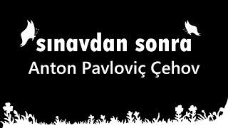 "Sınavdan Sonra" Anton ÇEHOV sesli öykü Akın ALTAN #antonçehov #sınav #sınavstresi #sınavlar #sınavı