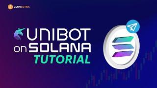 Free Solana Telegram Bot Tutorial  Unibot on Solana 2024 Guide