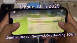 BEST CHOICE PHONE! || iPhone 13 Genshin Impact Overload/Smooth 60fps Game Test in 2025