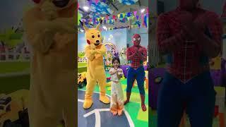 KOCAK BANGET LEIKA DANCE BARENG POKEMON SAMA SPIDERMAN #leika #viral #shorts