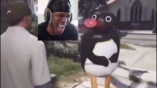 KSI Reacts to Pingu Roasts Franklin Meme