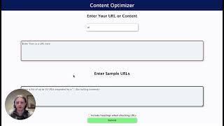 Content optimizer tutorial