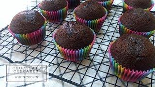 Cupcake Coklat Moist Bakar Resepi / Easy Moist Chocolate Cupcakes Recipe