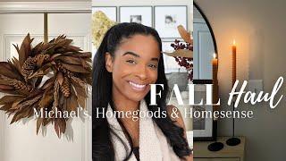 FALL HOME DECOR HAUL 2024 PT:2 | Michael's, HomeGoods, Hobby Lobby, HomeSense & more...