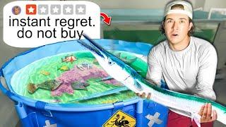 I Bought a STRANGE SALTWATER POND OFF THE WEB for TONS of FISH… {did i get scammed?}