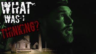 Cursed Cabin Overnight Challenge ALONE!!! (Very Scary) Paranormal Activity Caught on Camera 3AM