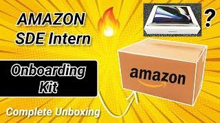 Unboxing Amazon SDE Intern Onboarding Kit 2022 | Amazon Laptop Unboxing