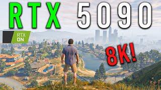 Testing GTA 5 Enhanced Edition PC at 8K on the RTX 5090!